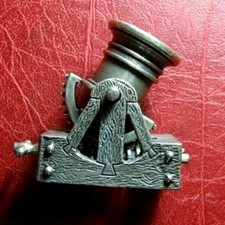 Peças móveis de canhão de prata miniatura Leonardo Da Vinci the BOMBARDA por UNOAERRE comprar usado  Enviando para Brazil