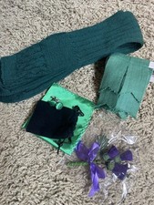 Kilt socks green for sale  FRASERBURGH