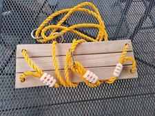 Holz schaukelsitz schaukelbret gebraucht kaufen  Leipzig