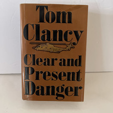 Clear and Present Danger - Tom Clancy (1989) HC Signed 1st Ed 1st Print segunda mano  Embacar hacia Mexico