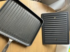 Parrilla de sartén para hamburguesas de hierro fundido antiadherente pesado todo revestido Panini segunda mano  Embacar hacia Mexico