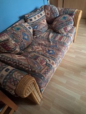 Rattan schlafsofa naturfarben gebraucht kaufen  Bissendorf