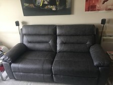 Seater leather sofa for sale  SOUTHAMPTON