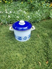 Faitout bleu vintage d'occasion  Bouzonville