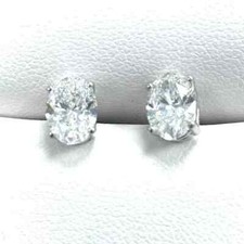 4ct moissanite oval for sale  GLASGOW