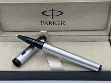Usado, Excelente caneta esferográfica Parker IM Series cor cinza prata + refil de tinta azul 0,5 mm comprar usado  Enviando para Brazil