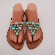 Mystique bejeweled sandals for sale  North Hollywood