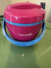 Aquecedor de alimentos Crock-Pot novo sem caixa almoço crock 20 oz, rosa quente comprar usado  Enviando para Brazil