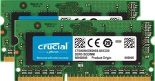 Crucial 8GB Kit 2 x 4GB DDR3L 1600 MHz PC3L-12800 Laptop RAM Sodimm Memory 1.35V, usado comprar usado  Enviando para Brazil