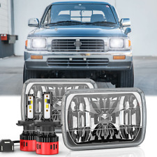 Par de Faróis de LED 7x6" H4 Hi-Lo Para Toyota Hilux 1988-1997 Pickup 1982-1995 comprar usado  Enviando para Brazil
