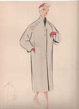 Croquis moda fath usato  Torino