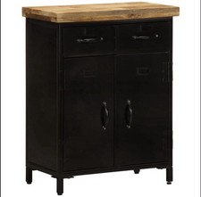 Black metal cabinet for sale  LONDON