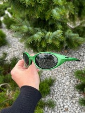 Usado, Óculos de sol Oakley Eye Jacket GDLP polarizado VERDE com lentes pretas externas Y2K comprar usado  Enviando para Brazil