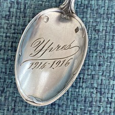 Commemorative spoon ypres for sale  WORTHING