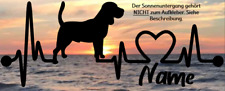 Aufkleber hund beagle gebraucht kaufen  Munster