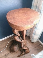 Teak root table for sale  WISBECH