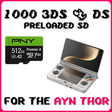 Cartão SD personalizado 512gb - 1000+ arquivos de tela dupla para Ayn Thor comprar usado  Enviando para Brazil