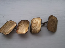 Gold silver cufflinks for sale  WATFORD