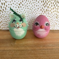 Ceramic eggs faces for sale  Newberry