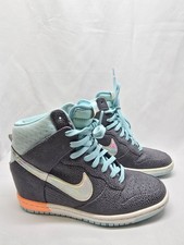 Nike Dunk Sky Hi Premium Cinza Escuro Glacier Ice Wedge 585560-002 Feminino Tamanho 7 comprar usado  Enviando para Brazil