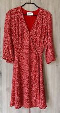 Robe portefeuille rouge d'occasion  Mandres-les-Roses