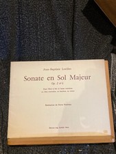 Loeillet sonate sol d'occasion  Rennes-