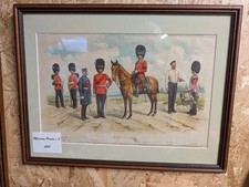 Old framed print for sale  SANDY