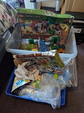 Lote de trabalho LEGO Minecraft The Creeper Mine 21155 caixa de artesanato 21116 21159 21162 comprar usado  Enviando para Brazil