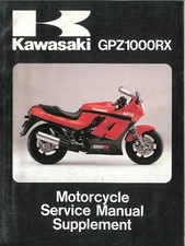 Manual complementar Kawasaki Motorcycle GPZ1000RX (ZX1000 A1-86 A2-87 A3-88) comprar usado  Enviando para Brazil