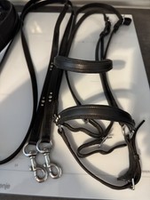 Trense leder schwarz gebraucht kaufen  Hamburg