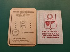 Tessere associazione volontari usato  Zelo Buon Persico