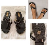 Tongs claquettes noires d'occasion  Neauphle-le-Château