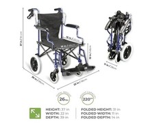 Elitecare ec1863 folding for sale  LOUGHTON
