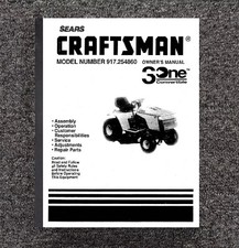 Piezas de operador, servicio y reparación de tractor manual artesano 917.254860 segunda mano  Embacar hacia Mexico