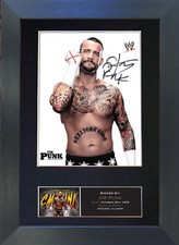 Punk wwe signed for sale  PONTEFRACT