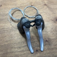 Shimano ST-3300 ST-3304 3x7 velocidades triplo STI bicicleta de estrada câmbio drop bar par comprar usado  Enviando para Brazil