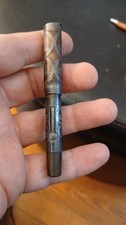 Usado, Caneta-tinteiro vintage Morrison, sobreposição floral de prata esterlina, 14K comprar usado  Enviando para Brazil