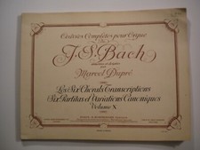 Bach oeuvres completes d'occasion  Expédié en Belgium
