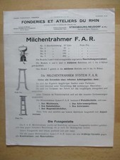 Werbeblatt milchentrahmer . gebraucht kaufen  Sulzbach/Saar