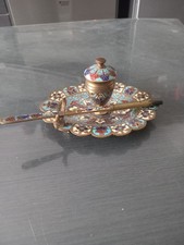 Encrier ancien cloisonné d'occasion  Sées