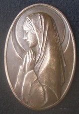 1920 médaille plaque d'occasion  Poncin