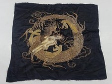 Painel de seda dragão bordado fio de ouro chinês antigo 53x46cm, usado comprar usado Painel de seda dragão bordado fio de ouro chinês antigo 53x46cm, usado comprar usado  Enviando para Brazil