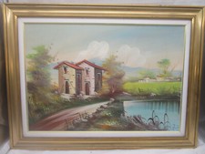 Riginal ölgemälde landschaft gebraucht kaufen  Nürnberg