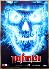 Pôster promocional Wolfenstein RARO PS3 XBOX 360 59cm x 84cm comprar usado  Enviando para Brazil