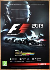 Pôster promocional Formula One F1 2013 RARO PS3 XBOX 360 59cm x 84cm comprar usado  Enviando para Brazil
