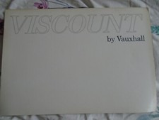 Vauxhall viscount brochure for sale  KINGS LANGLEY