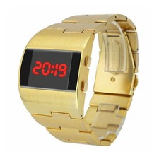 Usado, Novo 2021 moda militar digital eletrônico vermelho led relógio de pulso masculino luxo comprar usado  Enviando para Brazil