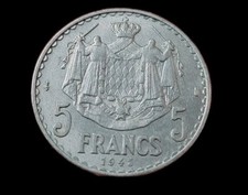 Monaco francs 1945 d'occasion  Fagnières
