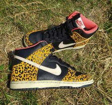 Raro vintage Nike Dunk High Leopard 7 EUA (w)/37,5 EUR/23,5 cm comprar usado  Enviando para Brazil