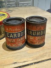 Carborundum vintage tins for sale  MAIDENHEAD